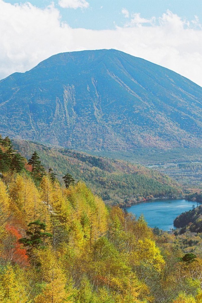 男体山と紅葉