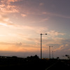 夕焼け街灯