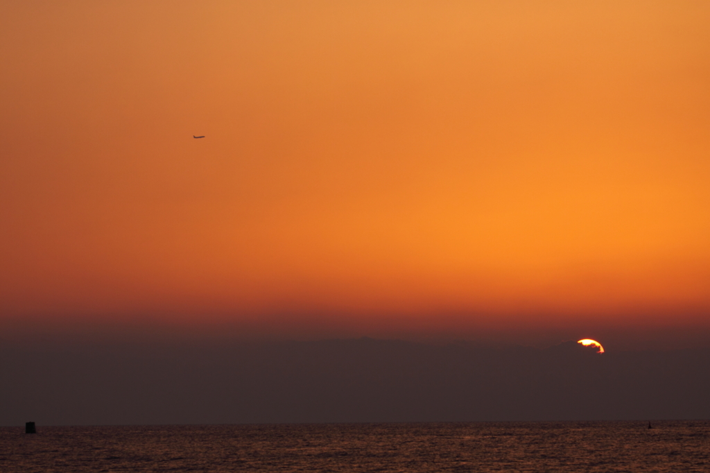 to the scarlet sky