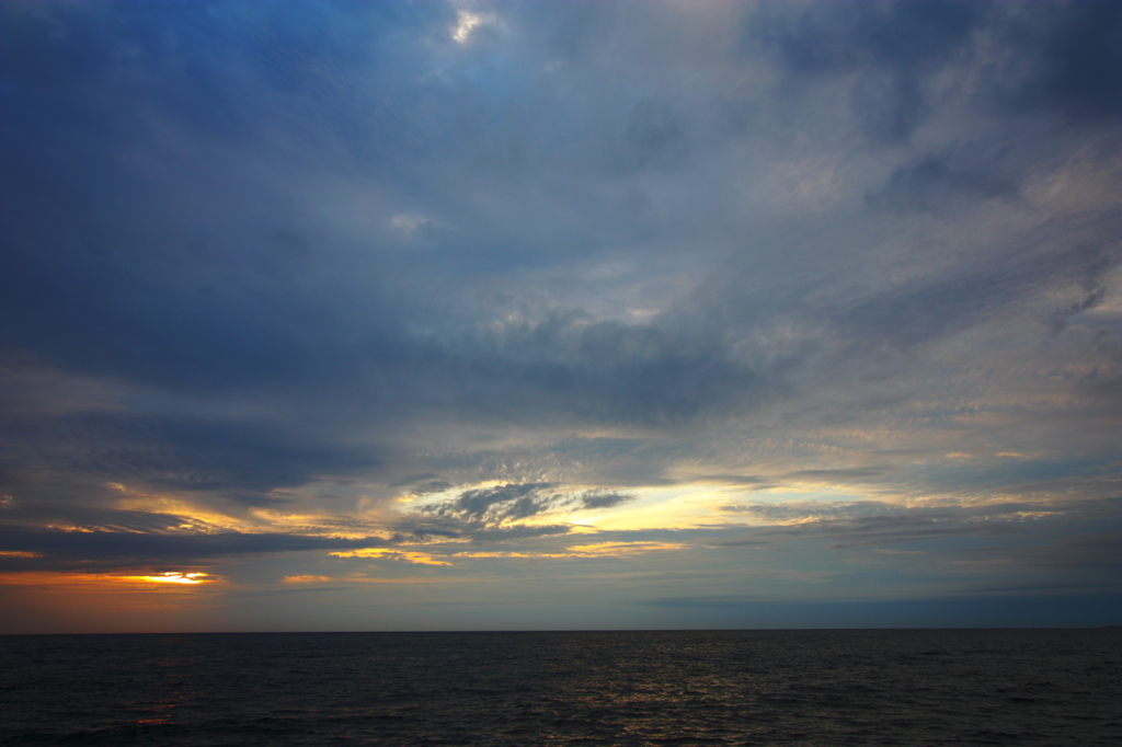 夕暮れ