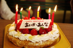誕生日ケーキ