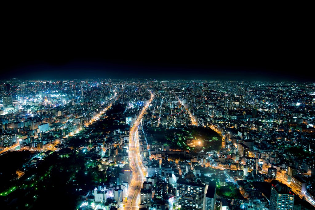 地上300ｍの景色