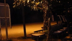 夜の校庭