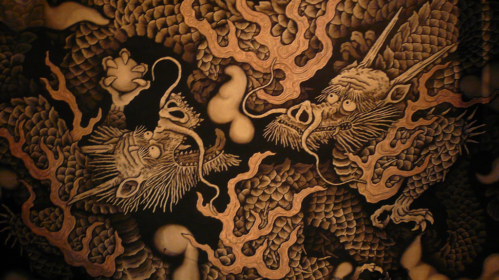 双龍図　建仁寺