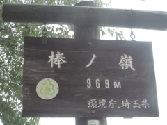 棒ノ折山 山頂