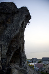 Face of island.