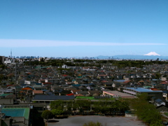 強風明けの西の空