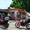 仲間とのバイク旅