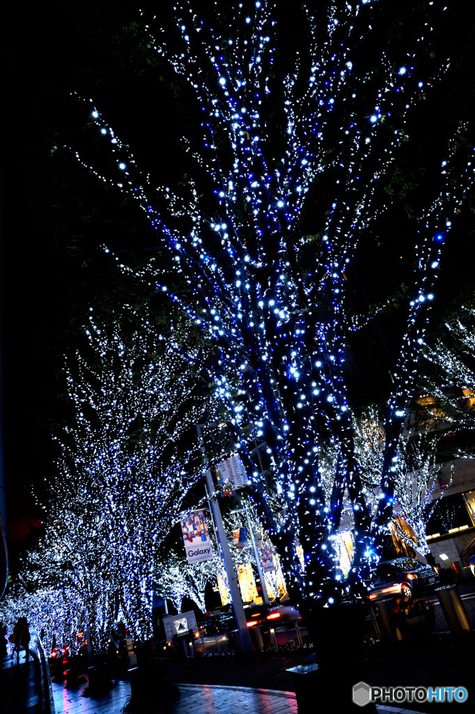 Artelligent Christmas 2015 けやき坂Galaxyイルミ