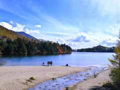 湖畔でのくつろぎ