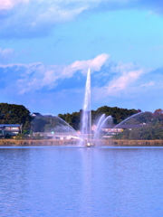 柴山潟大噴水