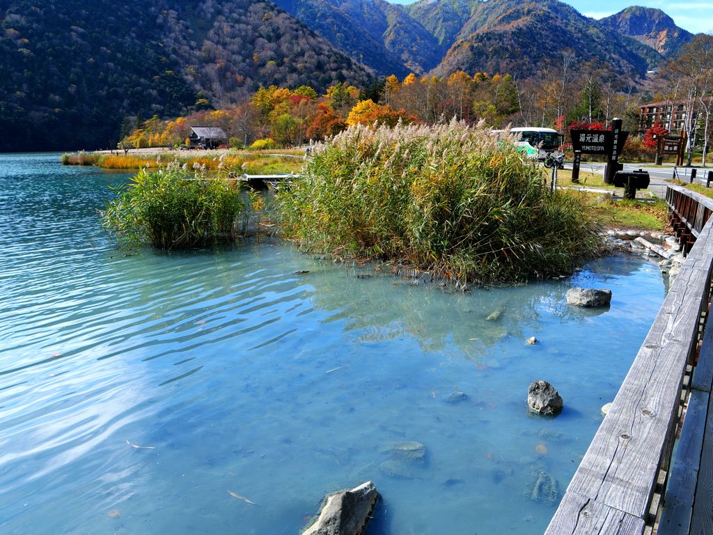 湯ノ湖温泉湧出地