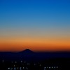 雨上がりの夕暮れ