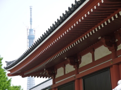 浅草寺とスカイツリー１