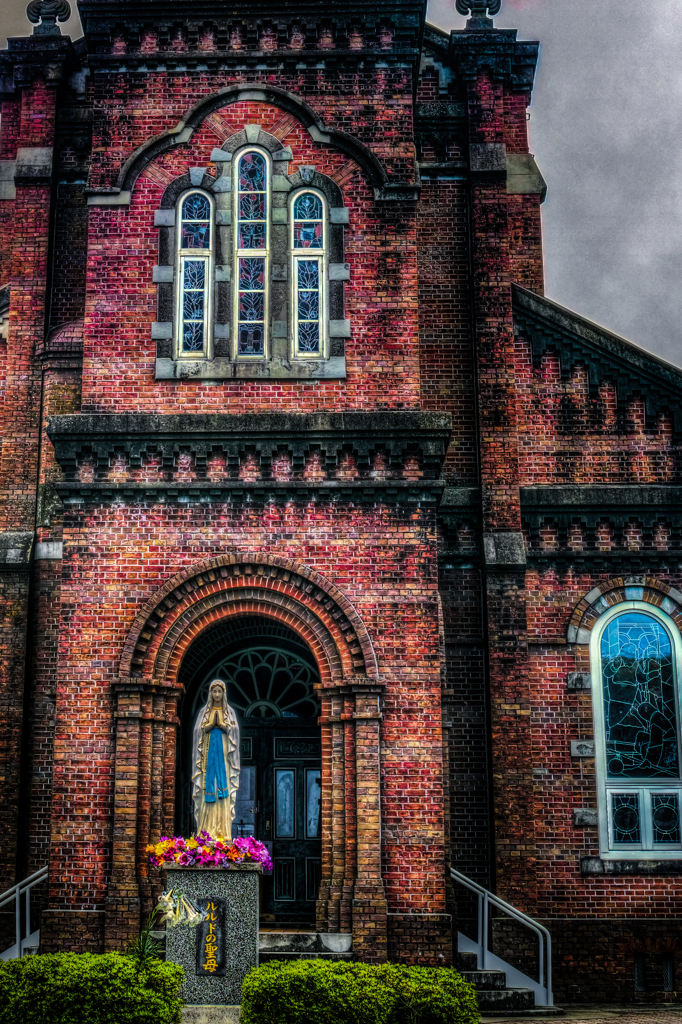 Church of red brick