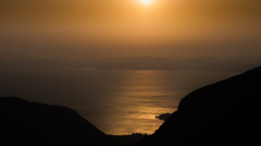 黄金の夕日