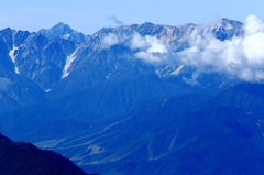 北アルプス　遠景