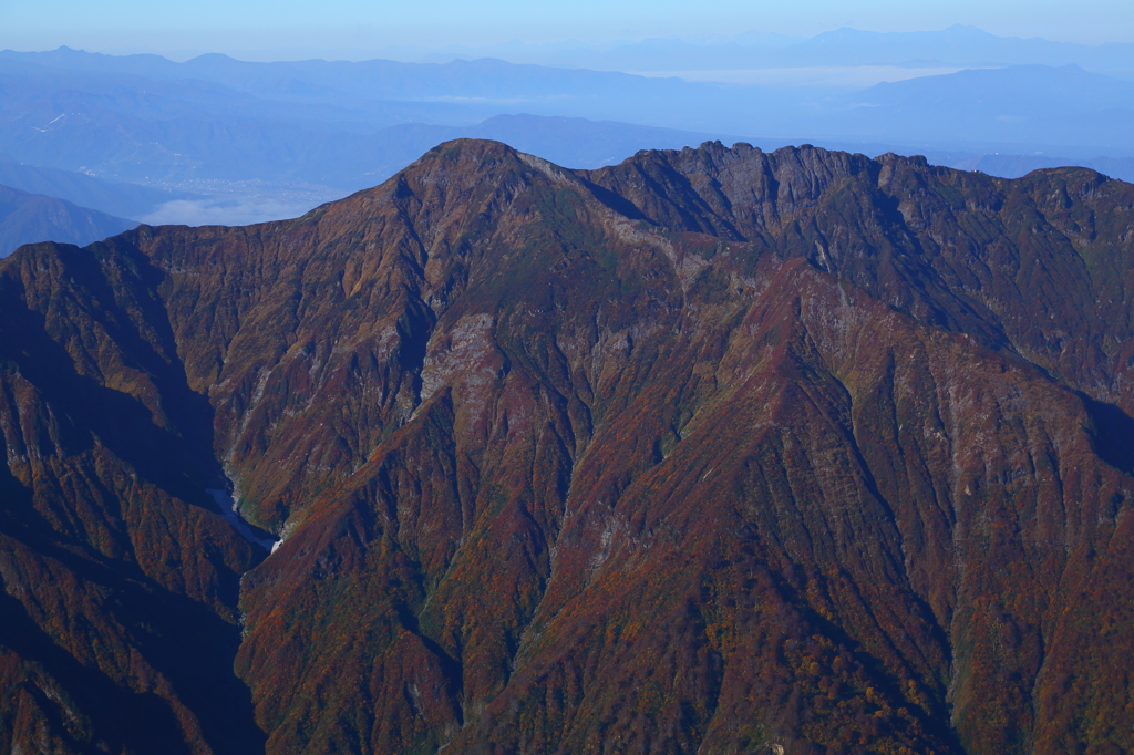 秋の彩　八海山