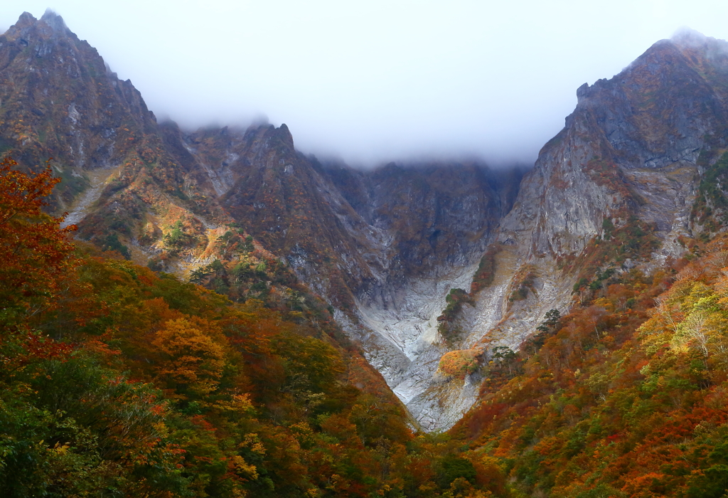 一ノ倉沢　紅葉