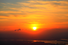 first sunrise of  New Year