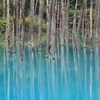 青い池