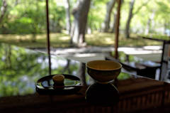 茶で涼む