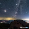 頂上から見る天の川