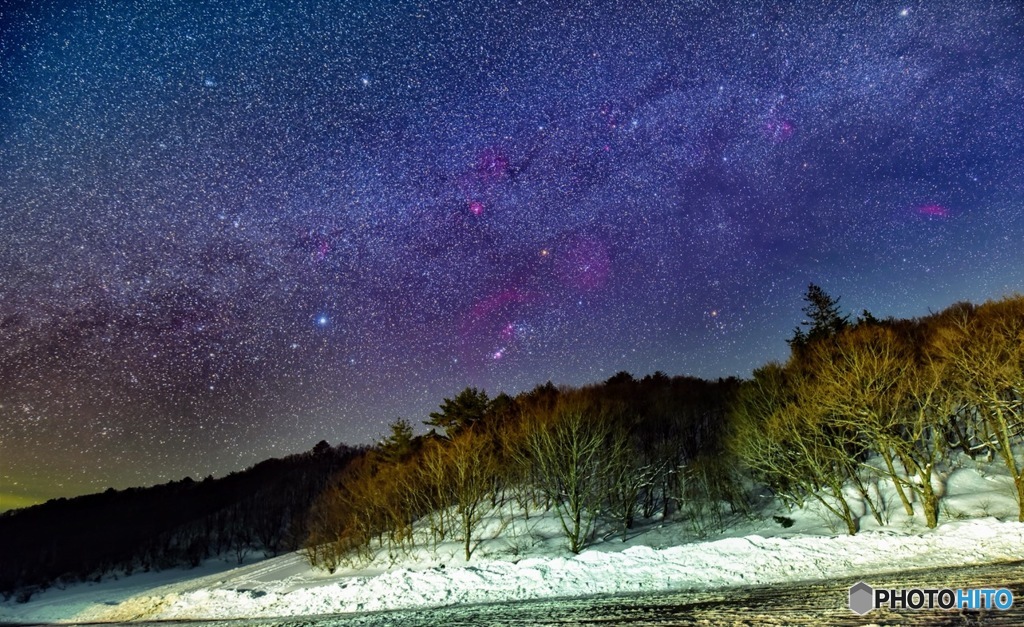 snow milky way
