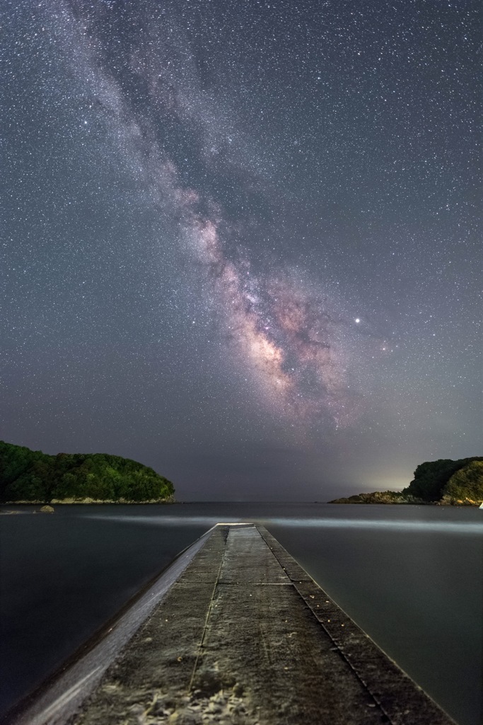 満天の星に包まれて