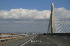 風景写真　名古屋　伊勢湾岸自動車道