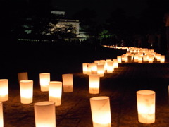 奈良国立博物館前。