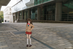 キャンパスにて