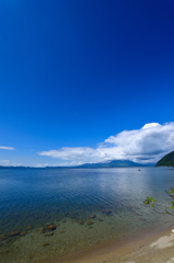 夏の終わりと静かな湖
