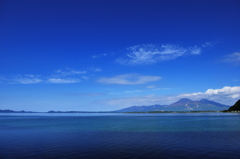 猪苗代湖　秋の空