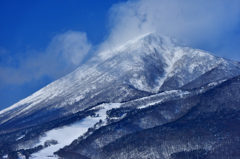 雪雲晴れて