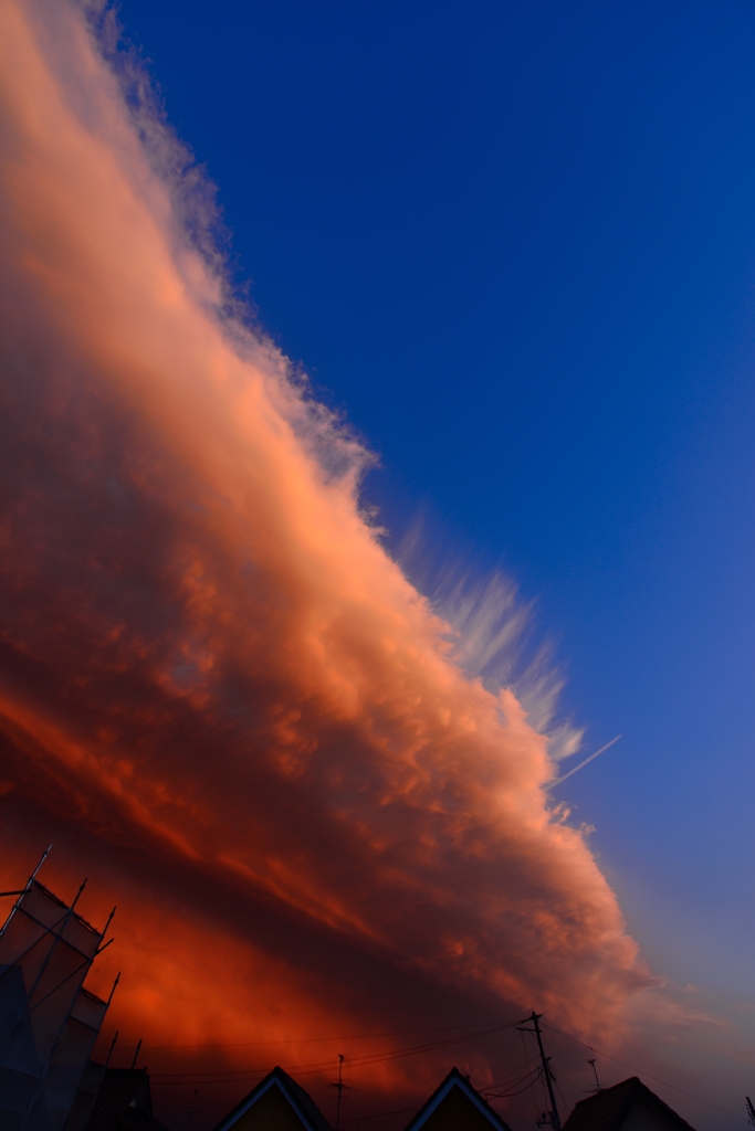 雨上がりの夕空再び＋