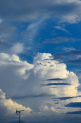 雨上がりの青空