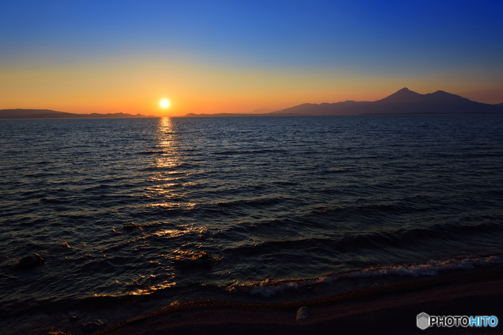 久しぶりに見た夕陽