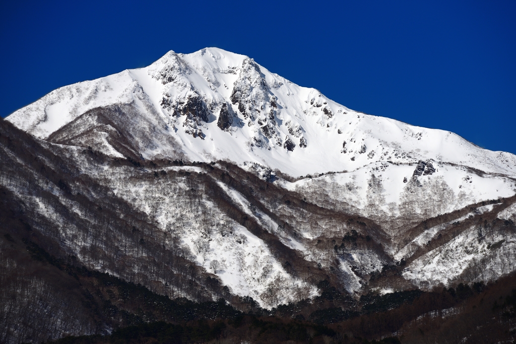 快晴の山頂