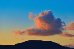 漂う夕雲