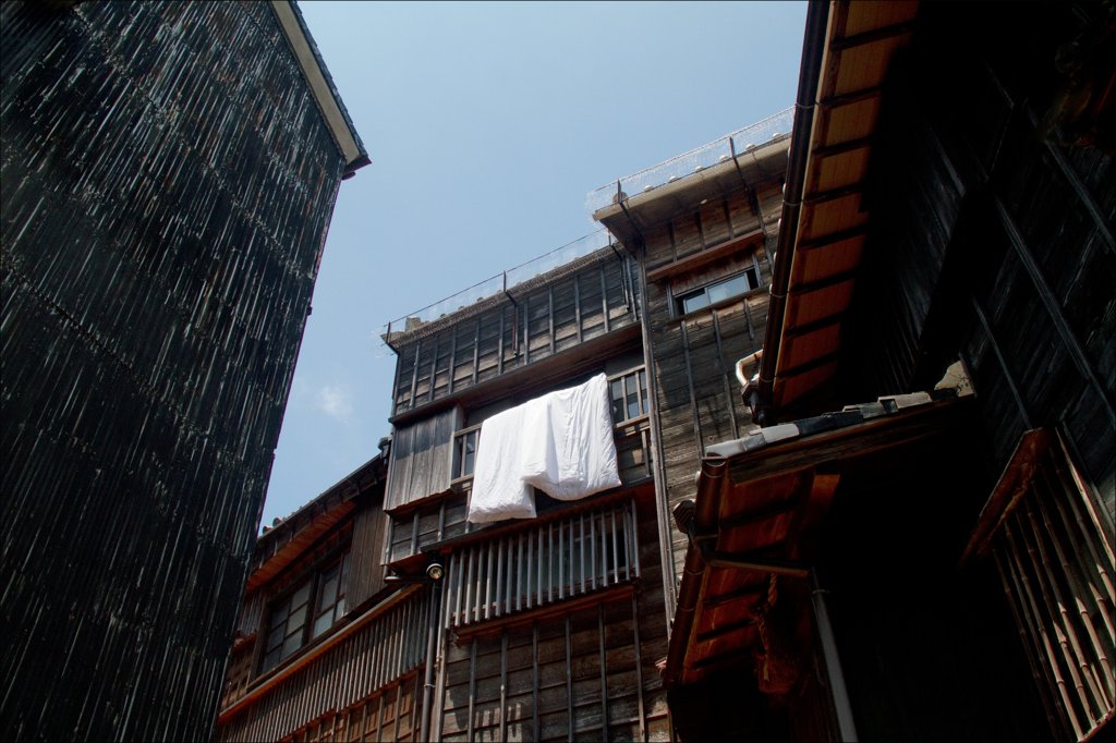 伊勢古市にて