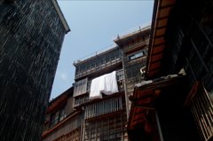 伊勢古市にて