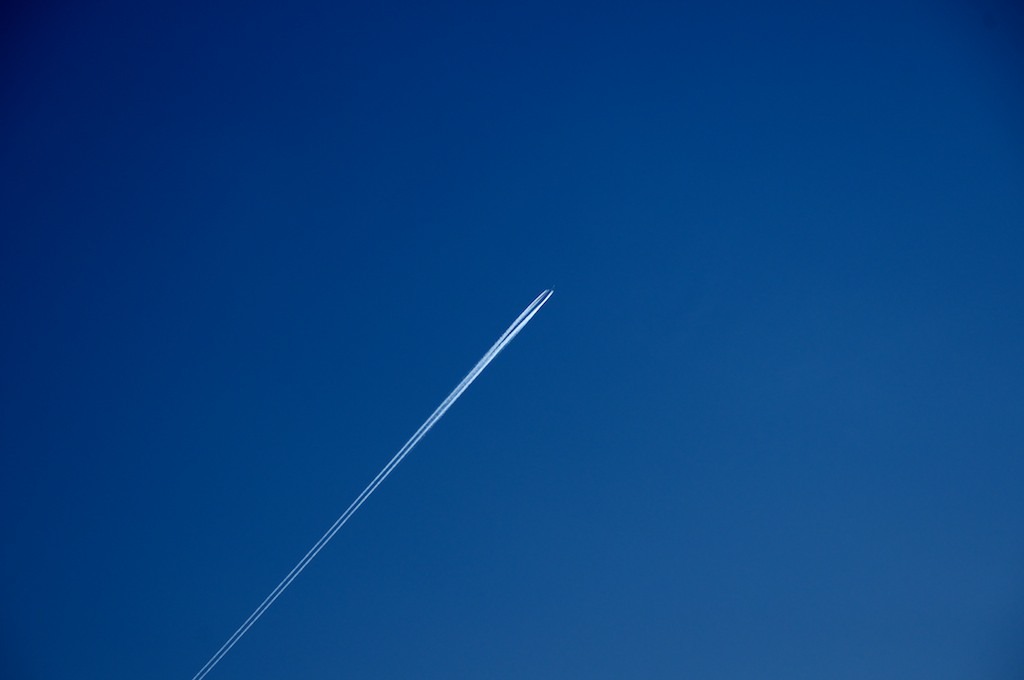 white line on the blue screen
