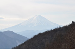 柳沢峠からの富士山