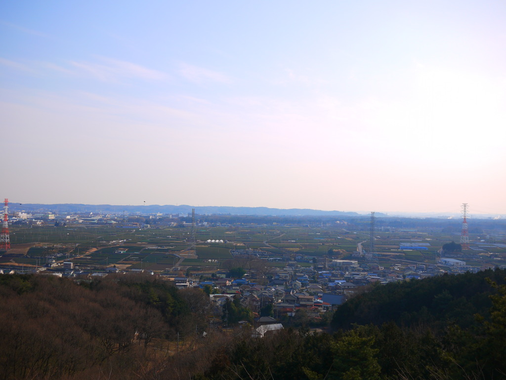 桜山展望台～入間方面