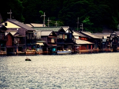 舟屋の町並み