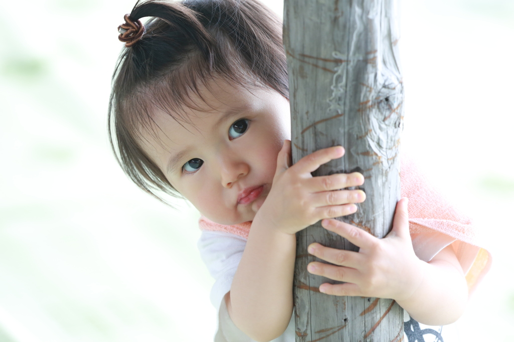 浜茶屋の柱とボク