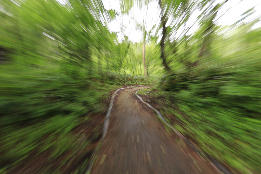 急ぐと滑ります