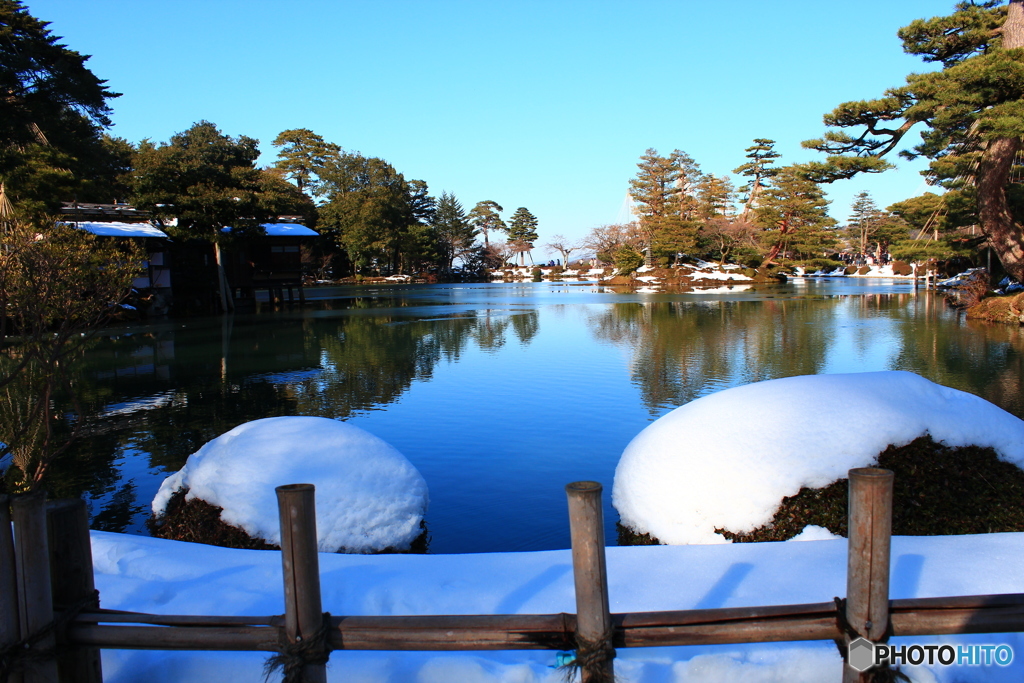 冬晴れ〜兼六園