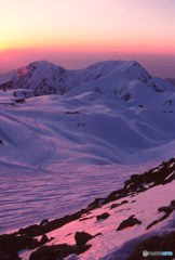 立山の夕景　１